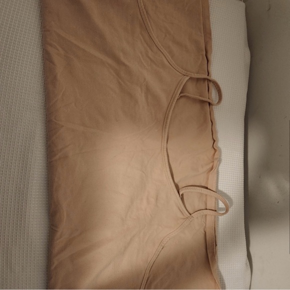 Torrid Cream V-Neck Sweater with Textured Knit, and layering tanks - Picture 10 of 11